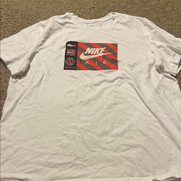 Nike Air Red and Gray Graphic Tee - Picture 2 of 5